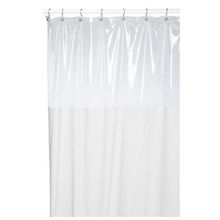 CARNATION HOME FASHIONS Carnation Home Fashions SCWIN/84/08 70 in. x 84 in. Window Shower Curtain or Liner - Ivory SCWIN/84/08